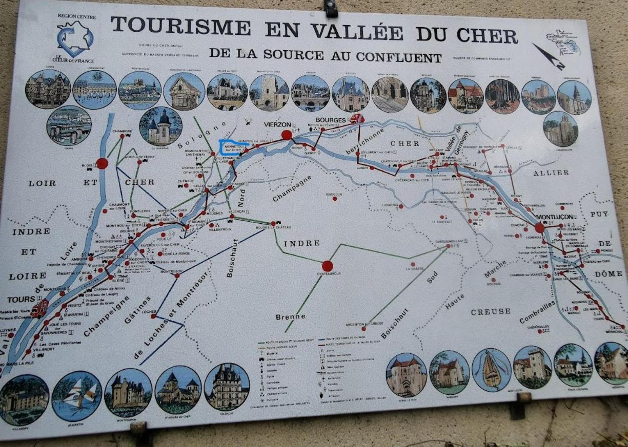 L'Echappee En Sologne Vila Mennetou-sur-Cher Exterior foto